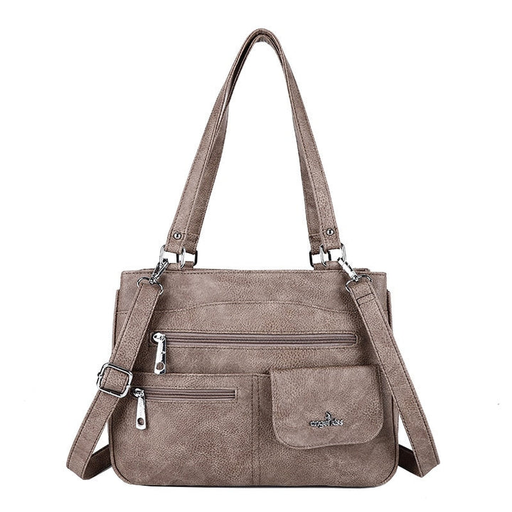 Multi-Compartment Kvinners Skulder- og Crossbody Veske – FlexiCarry | Skanto