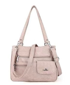 Multi-Compartment Kvinners Skulder- og Crossbody Veske – FlexiCarry | Skanto