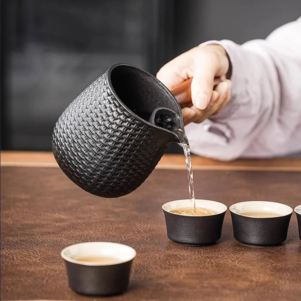 Multi-Use Teapot Japansk Stil Støpjern Teekanne Kjøkkenkettle | Skanto