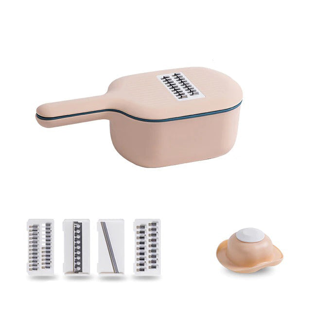 Multifunksjonell Mandolin Skiver Cutter Rifter med Sil | Skanto