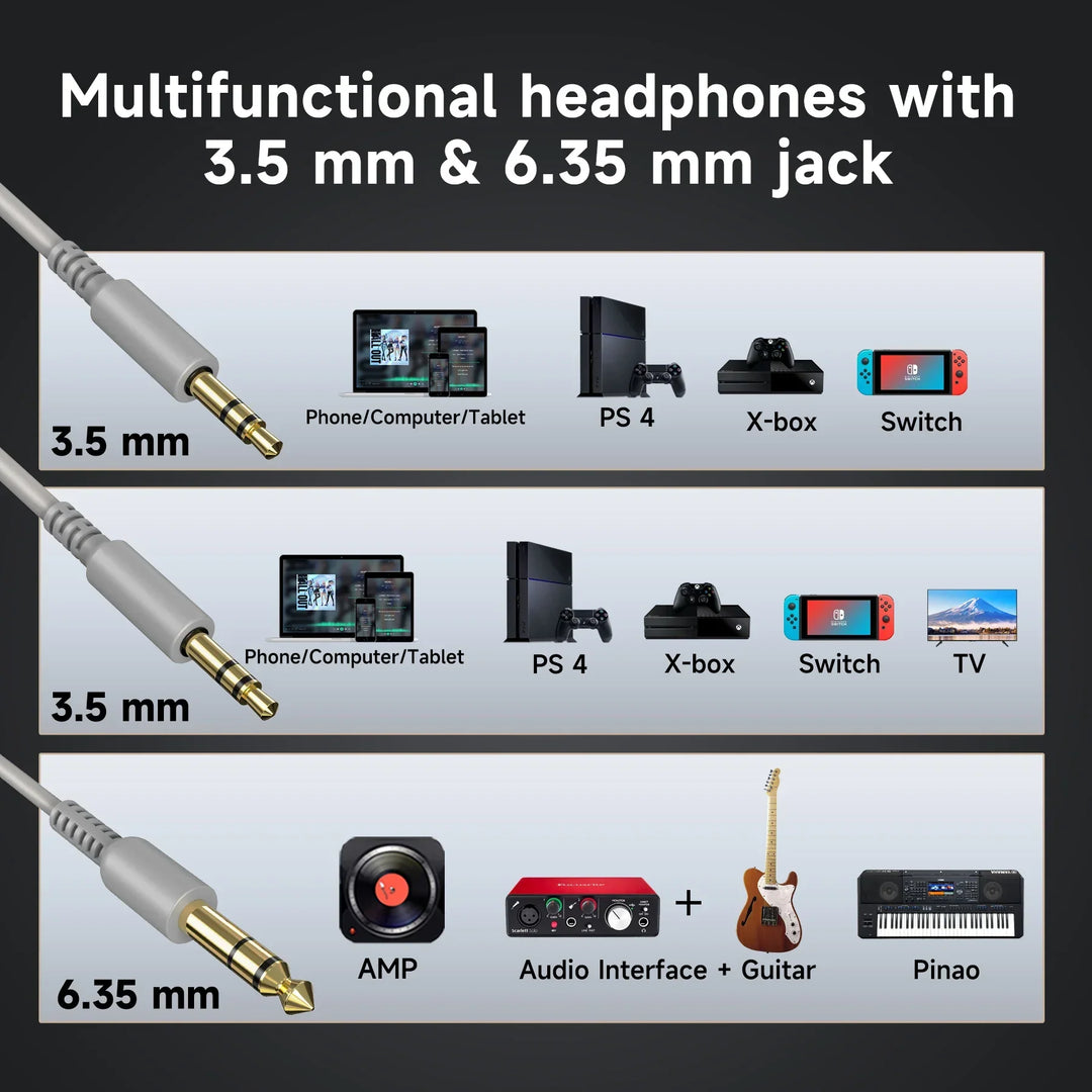 Oneodio Pro 10 Øretelefoner - ANC TWS Støydempende HiFi Stereo Dynamisk DJ Studio Overvåkingshodesett