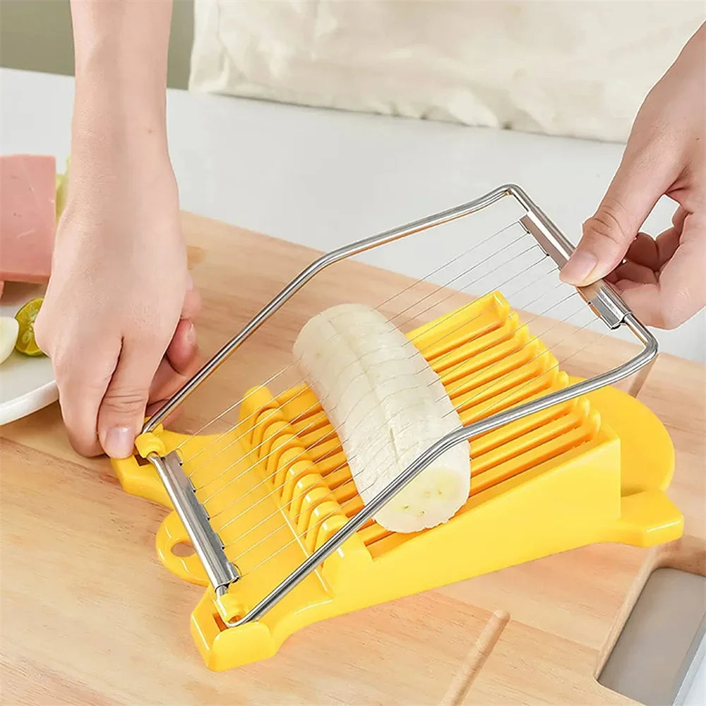 Multifunksjonell lunsjpølse eggkutter i rustfritt stål | Skanto
