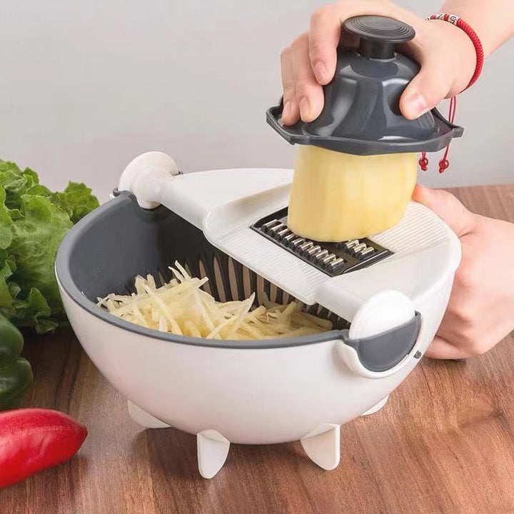Multifunksjonell Grønnsaksskjærer Cutter Chopper Riveverktøy | Skanto