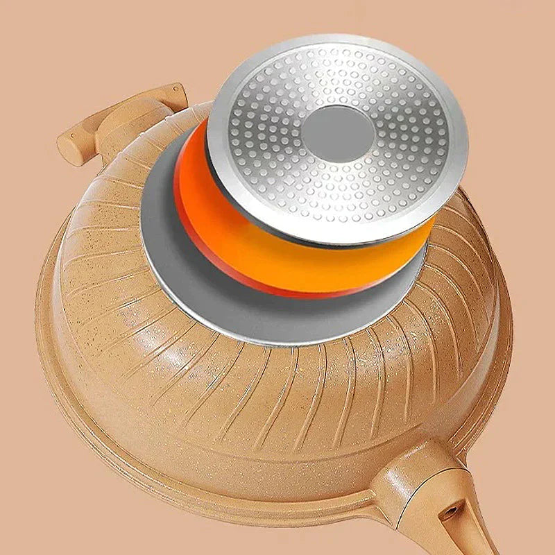 Frendorf | Multifunksjonell Wokpanne med Non-Stick Belegg - CookFlex