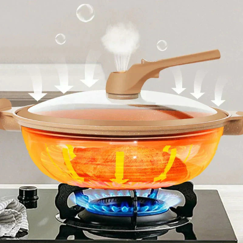Frendorf | Multifunksjonell Wokpanne med Non-Stick Belegg - CookFlex