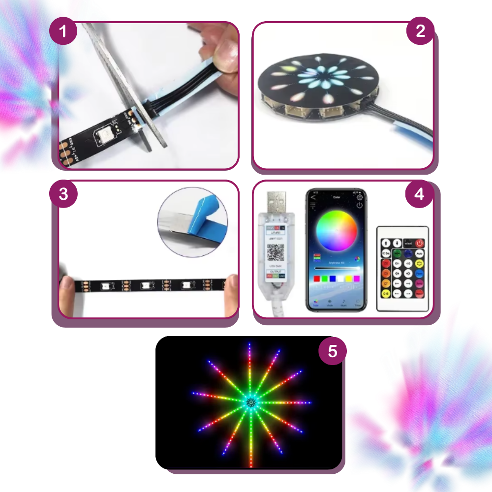 Music-Synchronized LED Light Strips