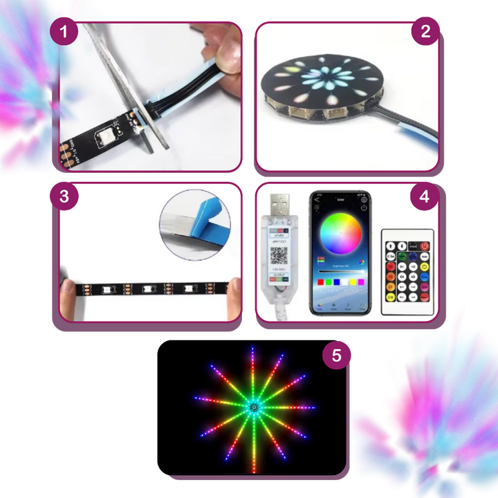 Music-Synchronized LED Light Strips