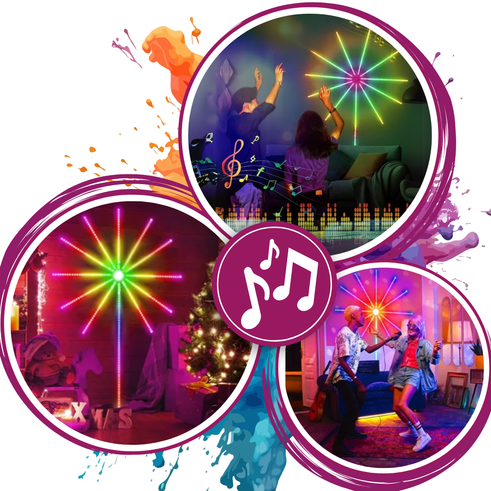 Music-Synchronized LED Light Strips