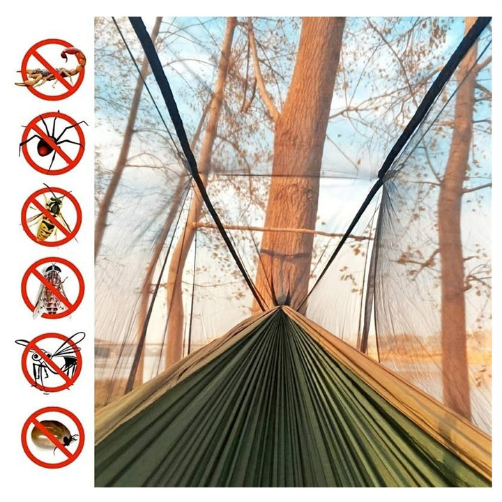 Hengematte med myggnetting (tilgjengelig i forskjellige farger) | Skanto