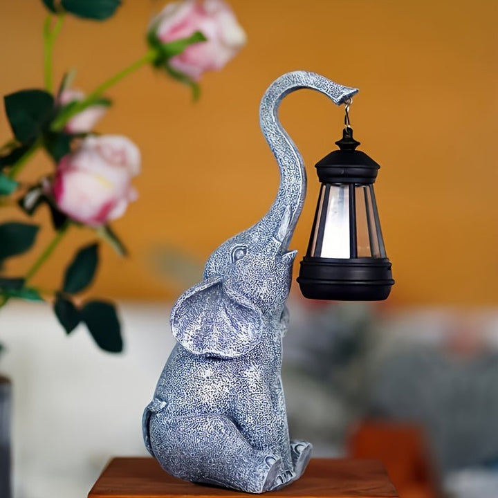 Atmosfærisk Sol Lampe for Hagen - Elefant Glød | Skanto