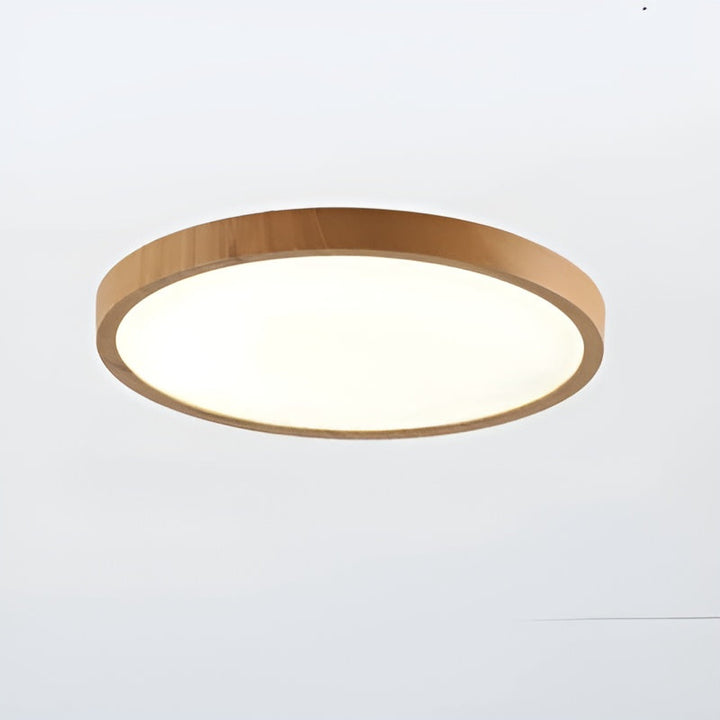 GrainGlow Light - Moderne Ultra-Tyn Tre Taklampe | Skanto