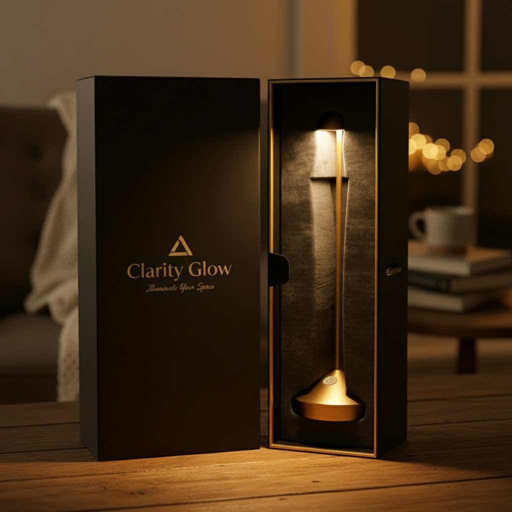 ClarityGlow – Trådlampen LED-bordlampe | Skanto