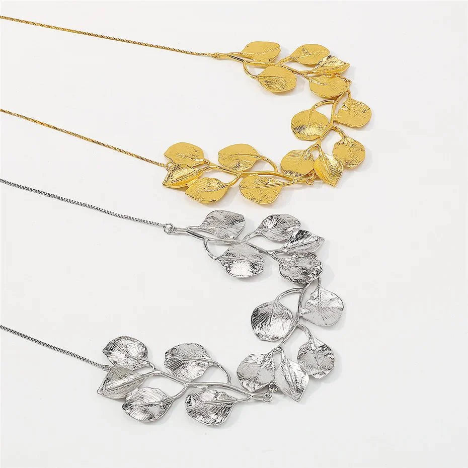 Skanto | Natures Leaf Statement Necklace