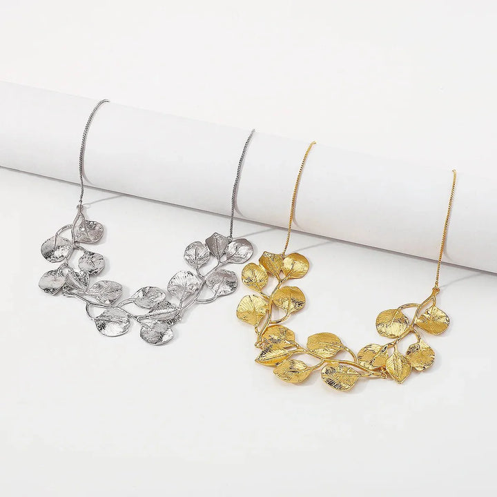 Skanto | Natures Leaf Statement Necklace