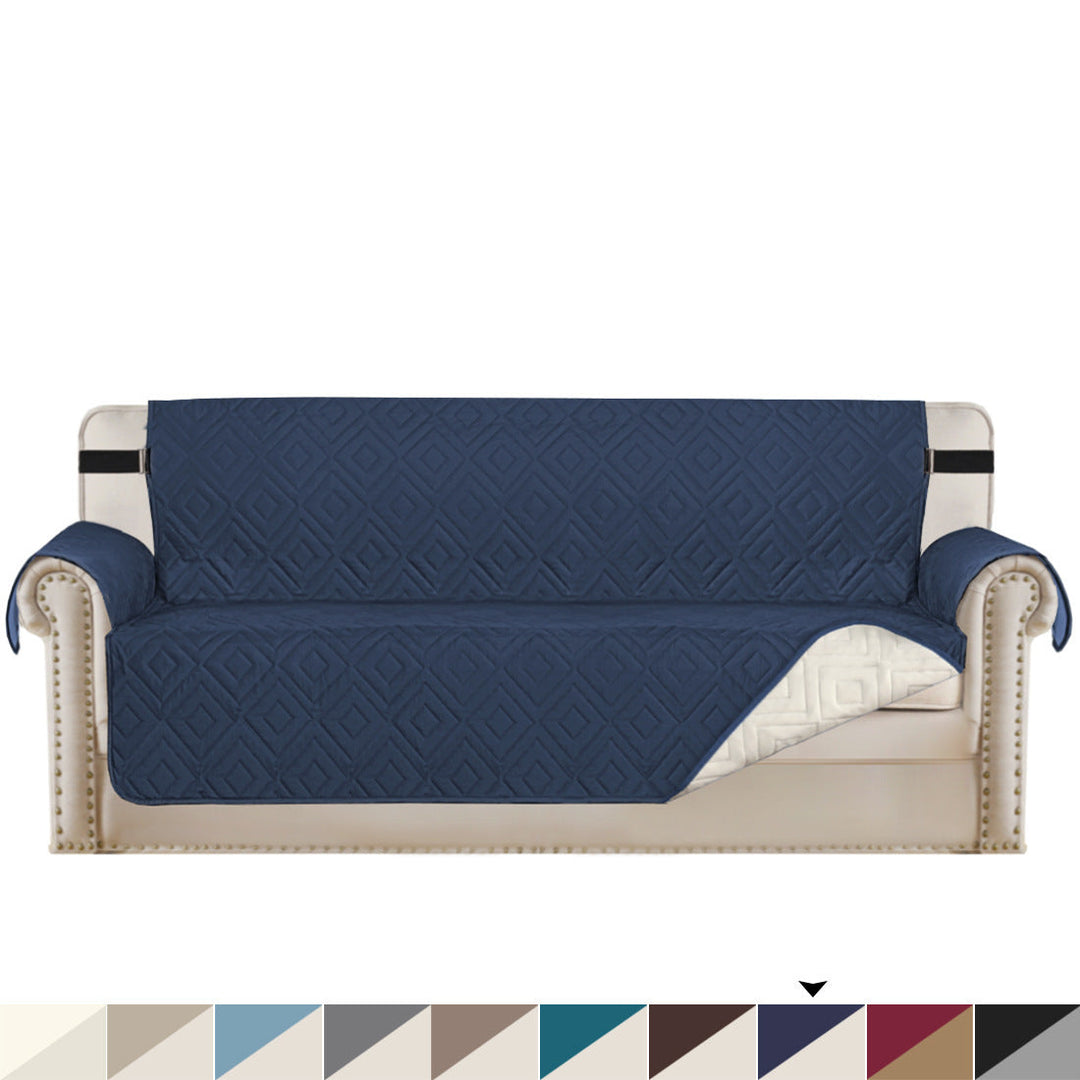 Quilted Sofa Cover Pet Protector Throw Waterproof Sofa Slip Covers 1/2/3 Settee Skanto