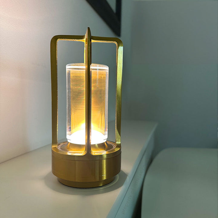 Trådløs vintage lantern bordlampe | Skanto