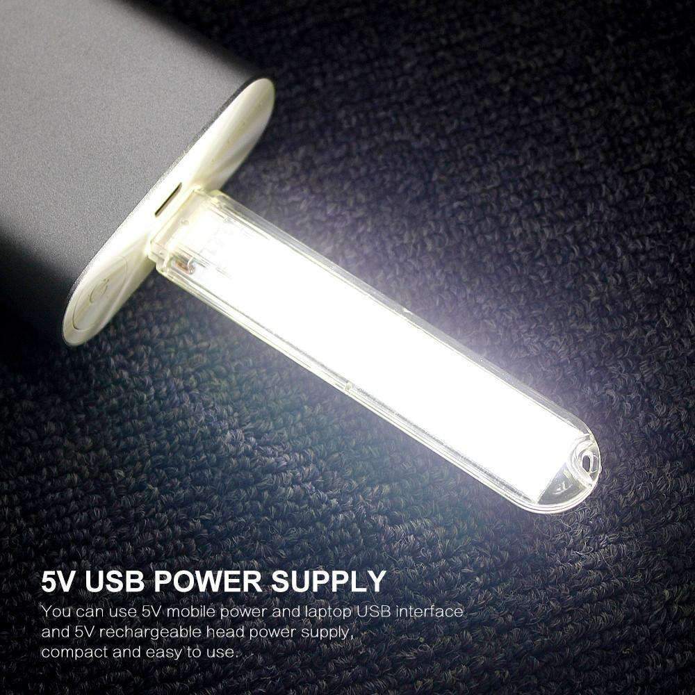 Skanto | Mini USB LED Nattlys - Kald Hvit Lampe