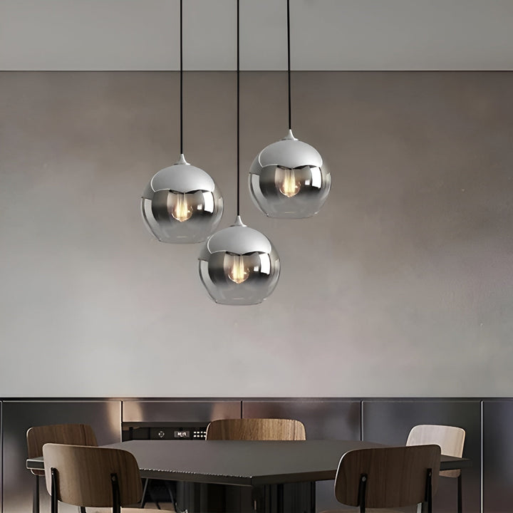 Industriell glasspendellampe med LED – Moderne og dekorativ | Ideell for kjøkken, spisestuer og barer