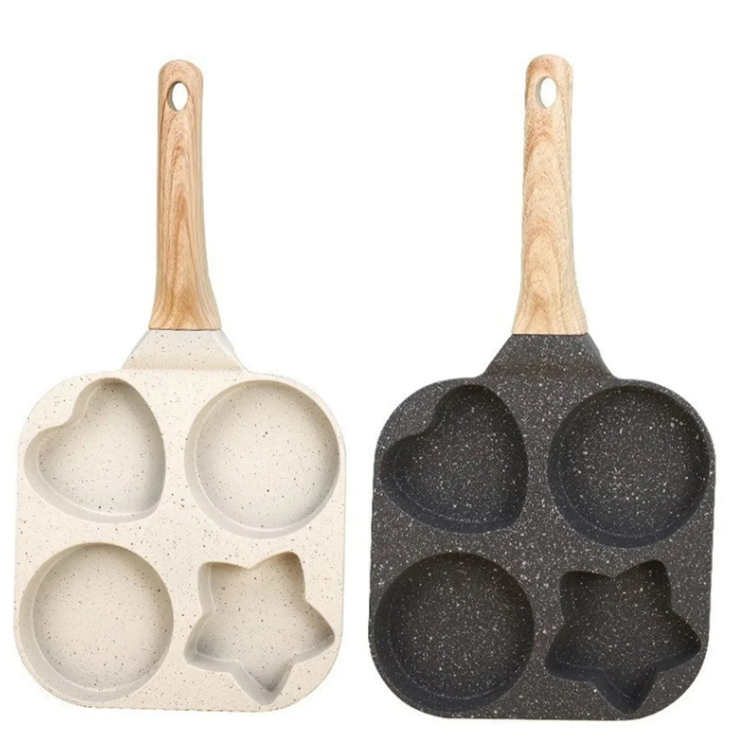 Non stick Mini Frokost Stekepanne Medisinsk Stein Tre former | Skanto
