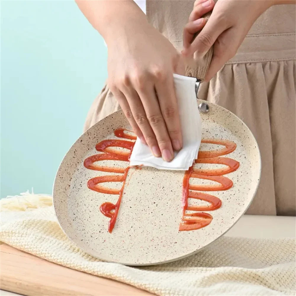 Non-Stick Omelettpanne Pizza Matlaging Induksjon Gassovn Stekepanne | Skanto