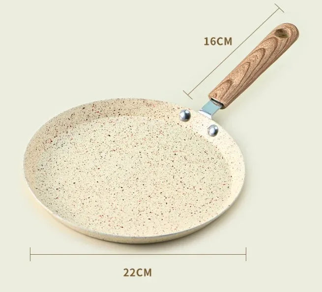 Non-Stick Omelettpanne Pizza Matlaging Induksjon Gassovn Stekepanne | Skanto
