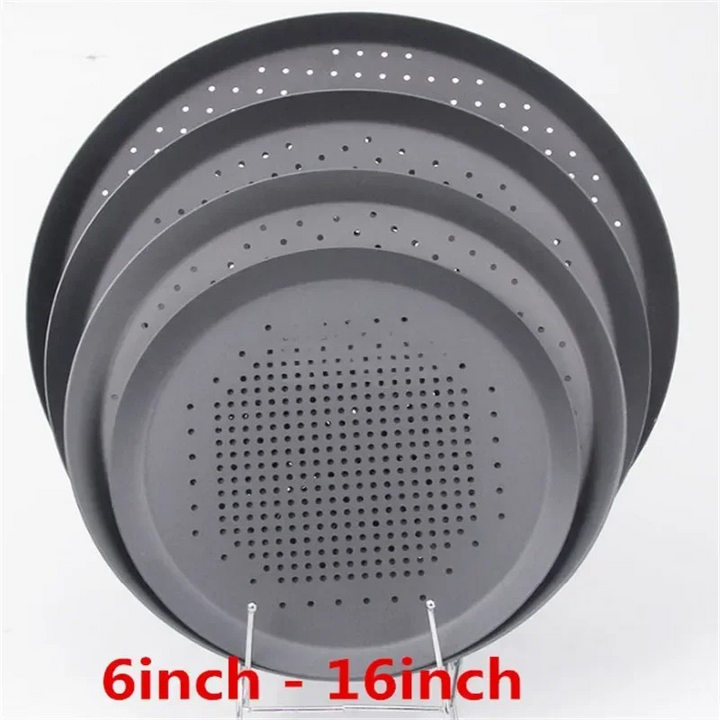 Nonstick Pizza Bakeform Brett Plateholder Pizza Skjermpanne Metallnett | Skanto