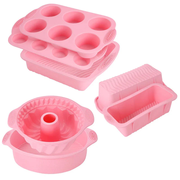Non-stick silikon bakeverktøy kake muffin brød baking former tilbehør | Skanto