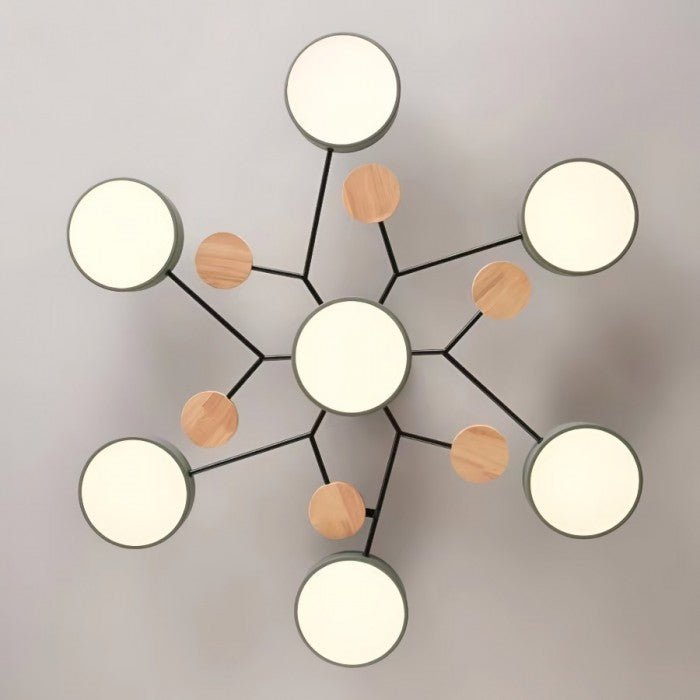 Skanto | Skandinavisk LED Taklampe – Moderne Grenedesign med Varm Hvit Belysning & Energisparende Teknologi
