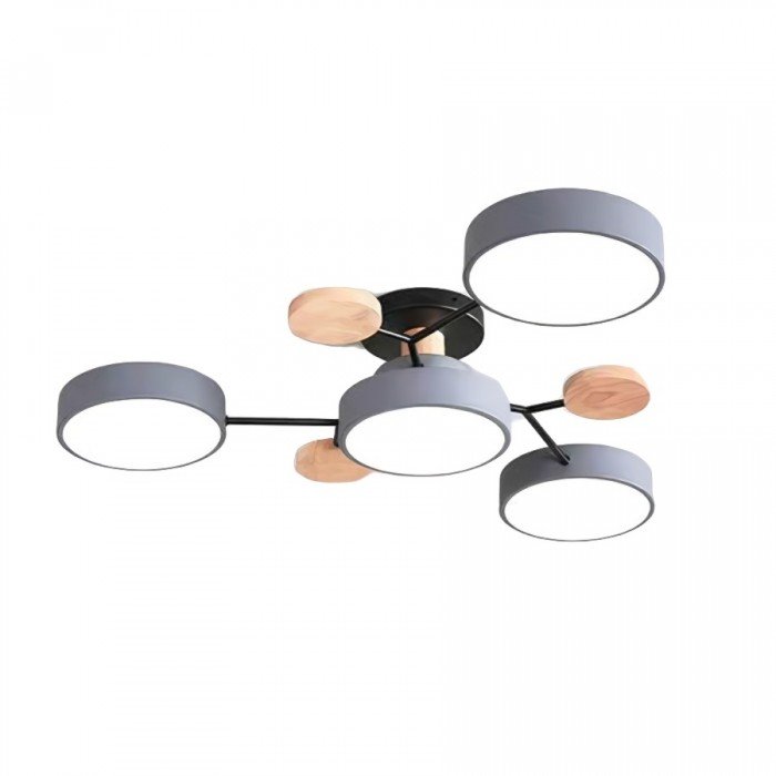 Skanto | Skandinavisk LED Taklampe – Moderne Grenedesign med Varm Hvit Belysning & Energisparende Teknologi