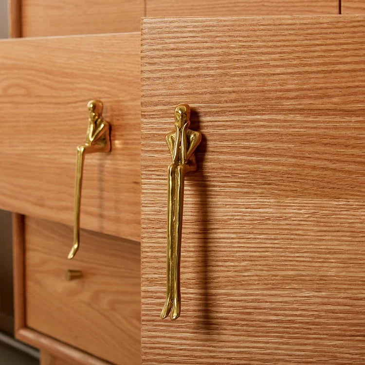Nordic Messing Skap Håndtak Luksus Moderne Garderobe og Skuff Håndtak | Skanto