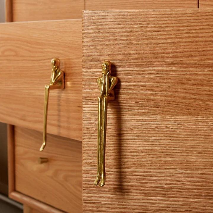 Nordic Messing Skap Håndtak Luksus Moderne Garderobe og Skuff Håndtak | Skanto