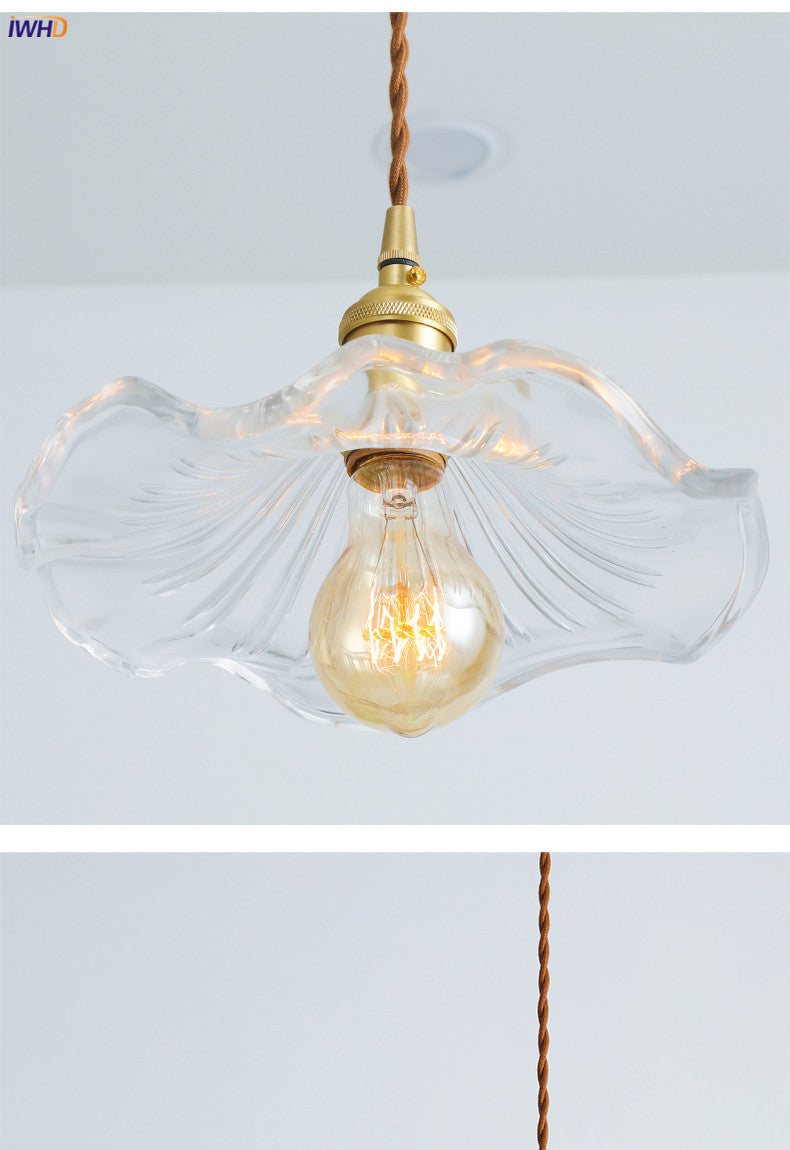 Skanto | NORDISK DESIGN LED HENGENDE LAMPE | FARGET GLASS & KOPPER BELYSNING FOR SOVEROM, STUE & BAR
