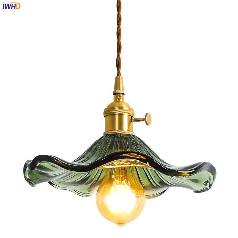 Skanto | NORDISK DESIGN LED HENGENDE LAMPE | FARGET GLASS & KOPPER BELYSNING FOR SOVEROM, STUE & BAR