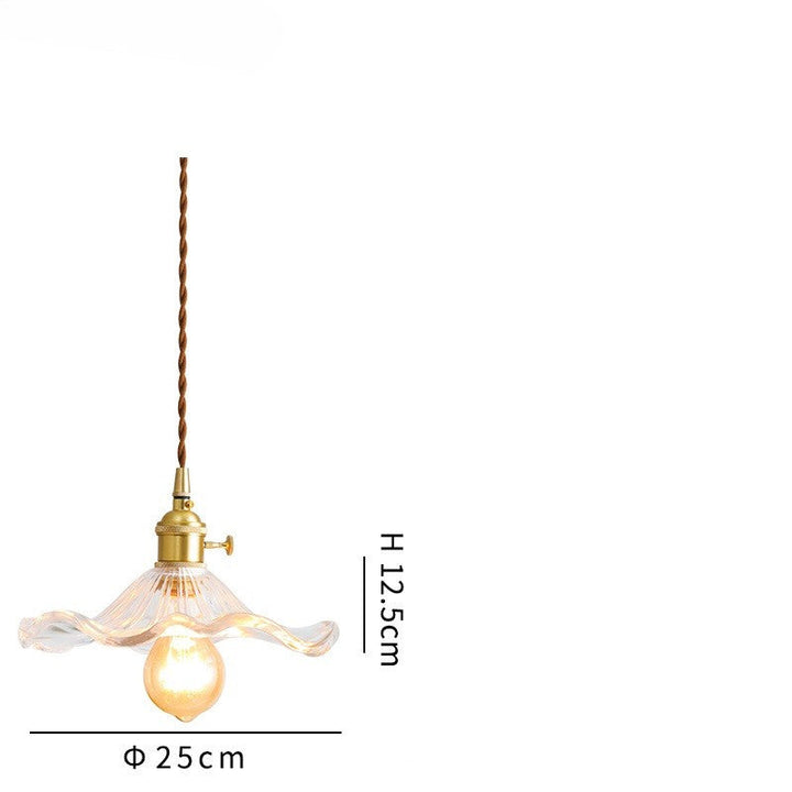 Skanto | NORDISK DESIGN LED HENGENDE LAMPE | FARGET GLASS & KOPPER BELYSNING FOR SOVEROM, STUE & BAR