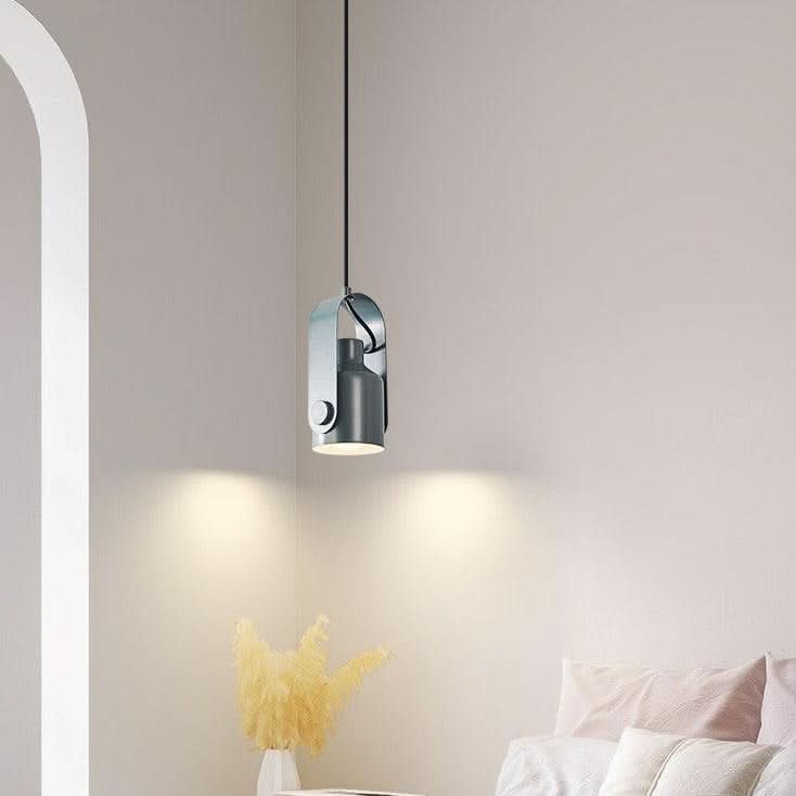 Skanto | Nordisk Tre & Metall Pendellampe – Minimalistisk Hengende Lys