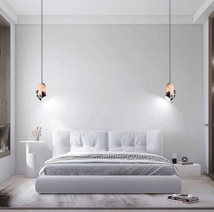 Skanto | Nordisk Tre & Metall Pendellampe – Minimalistisk Hengende Lys