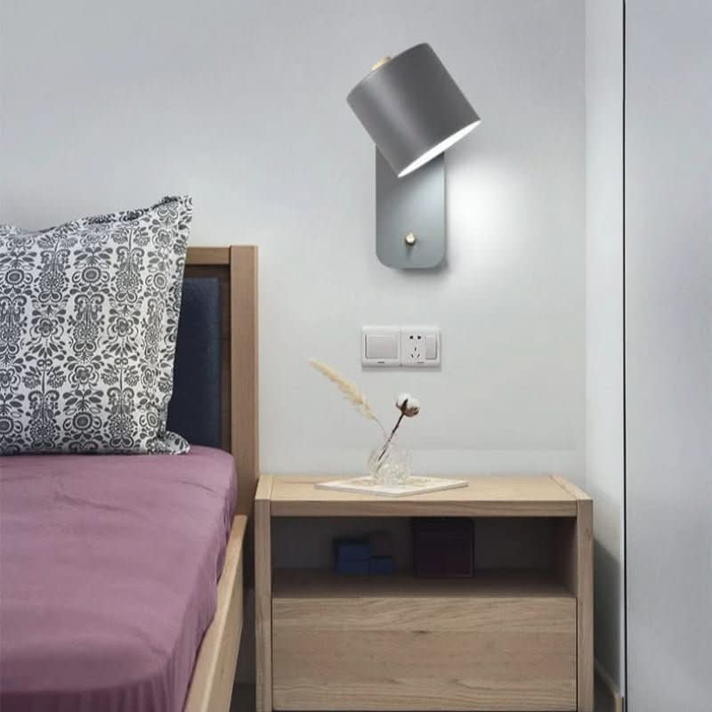 Moderne skandinaviske LED-Wandleuchte med Schalter