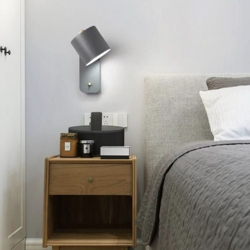 Moderne skandinaviske LED-Wandleuchte med Schalter