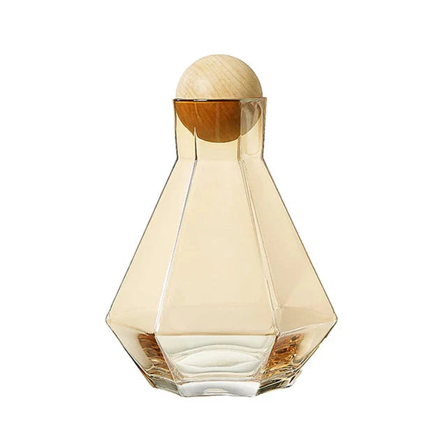 Nordisk prismatic vannkanne Glass karaffel Tredeksel desiliter Glass | Skanto
