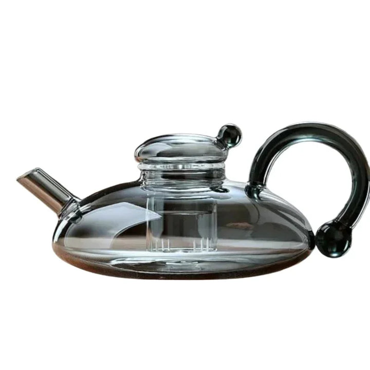 Nordisk stil varmebestandig glass te-kanne med infusjon tepotte sett | Skanto