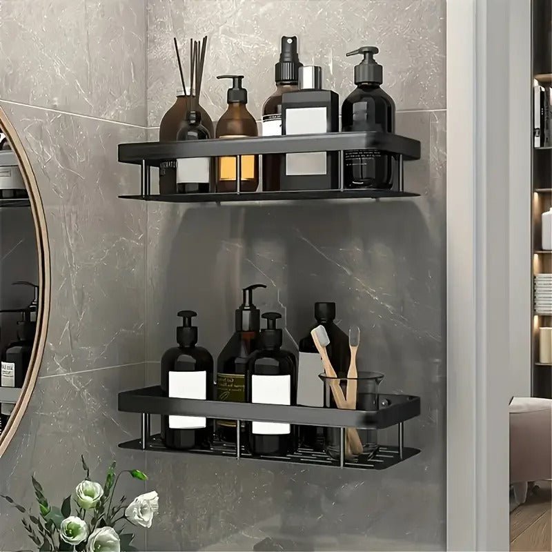 NordicShelf Badezimmer-Kleberegal – Stilvolle Aufbewahrung ohne Bohren