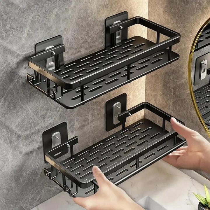 NordicShelf Badezimmer-Kleberegal – Stilvolle Aufbewahrung ohne Bohren