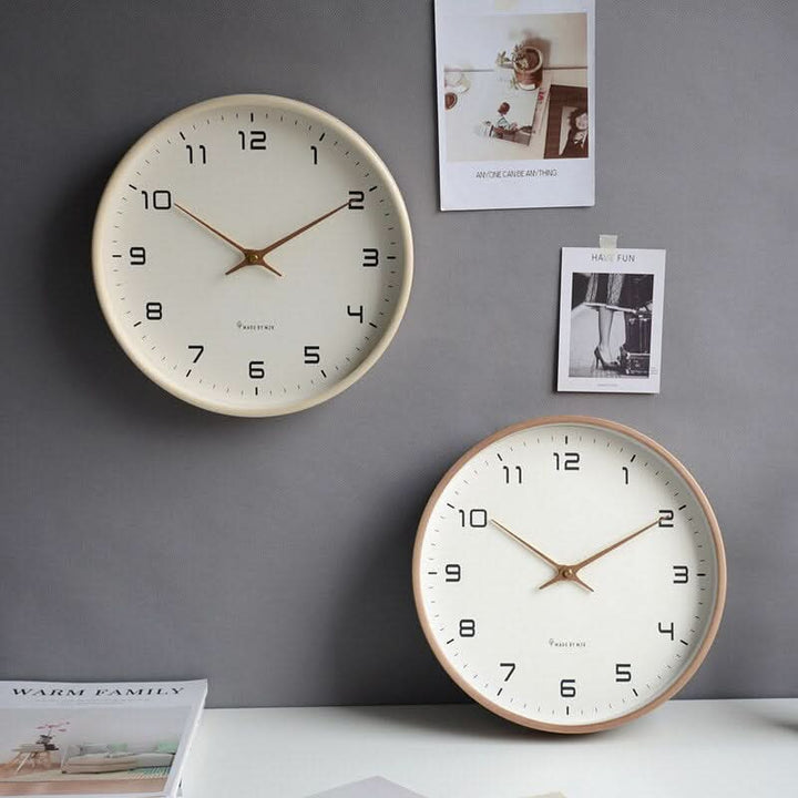 NordicTime Treveggur Klokke Stille Skandinavisk | Skanto
