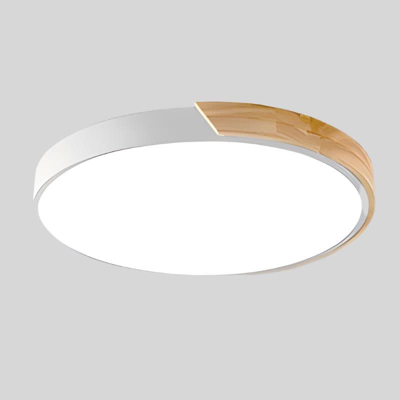 Skanto | Nordic Wood LED Taklampe – Macaron Design, 23–30cm