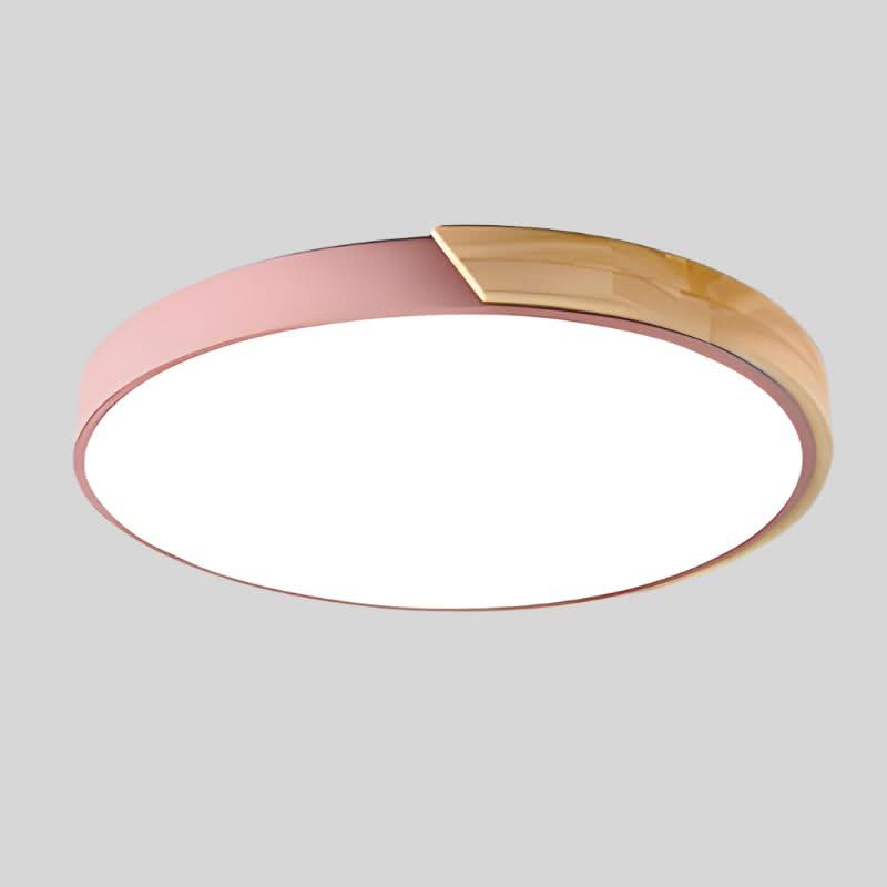 Skanto | Nordic Wood LED Taklampe – Macaron Design, 23–30cm