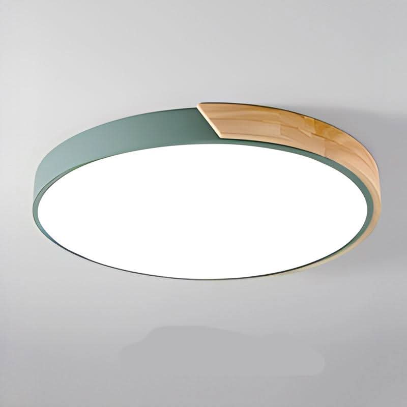 Skanto | Nordic Wood LED Taklampe – Macaron Design, 23–30cm