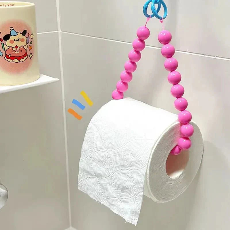 Skanto | Innovativ hengende toalettpapirholder med perler