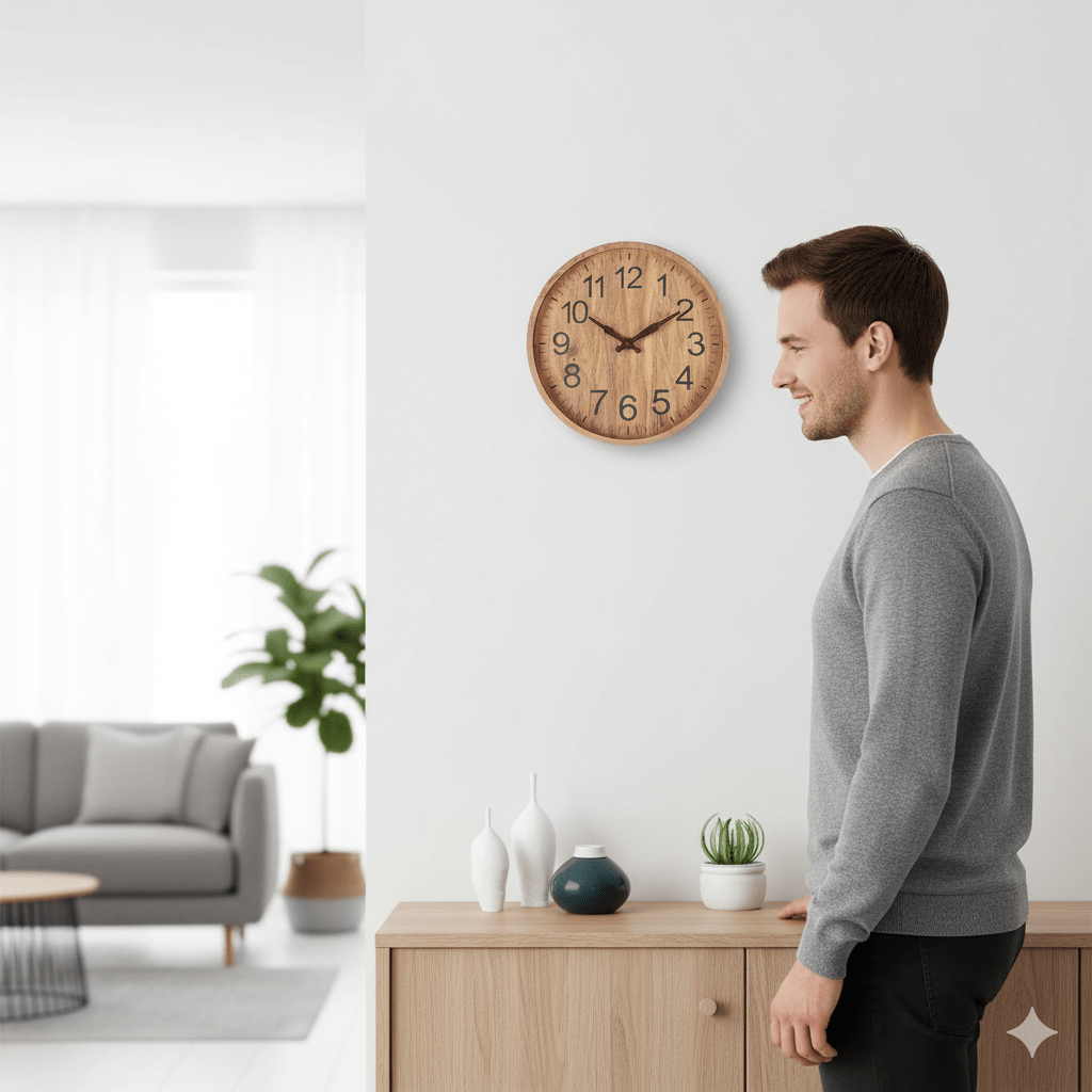OAKTICK – Geräuschlose Holzwanduhr mit natürlichem Charme