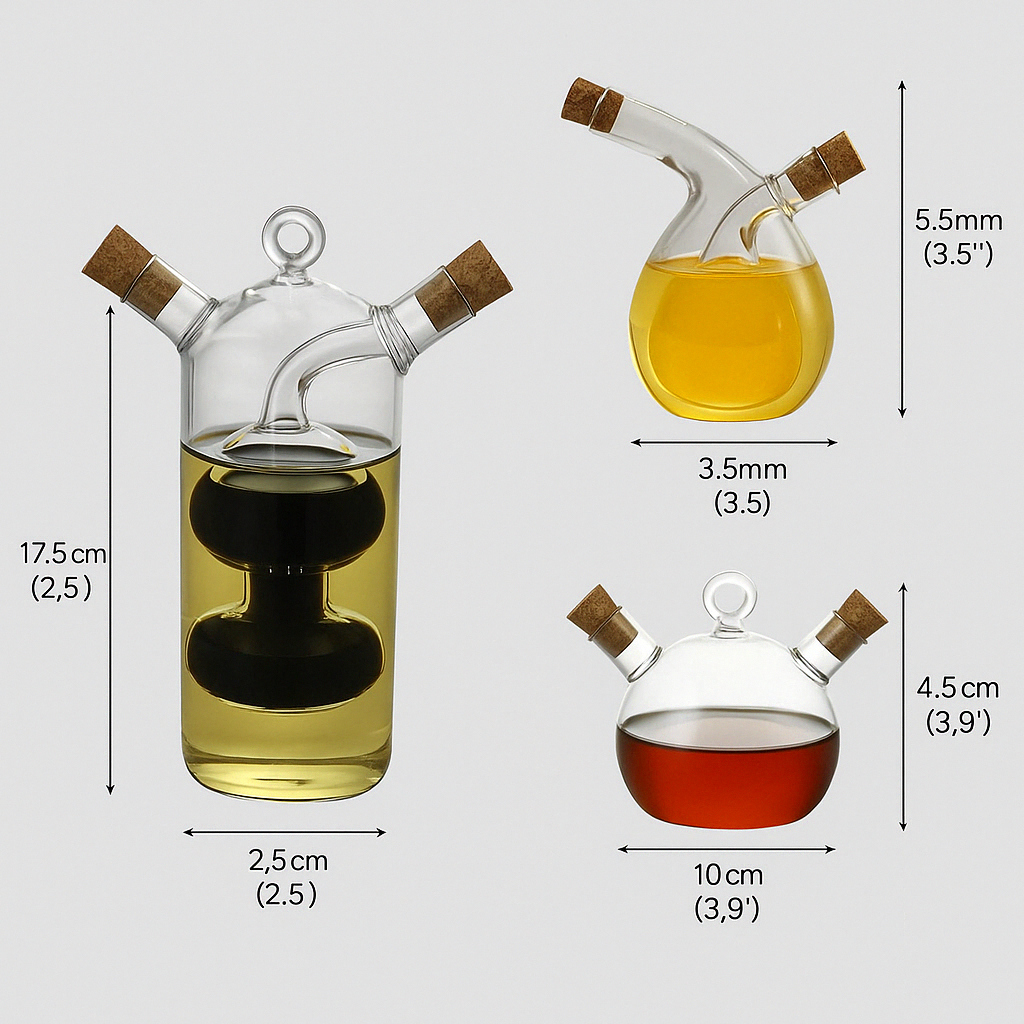 Frendorf | Olje- og eddikdispenser - DualPour