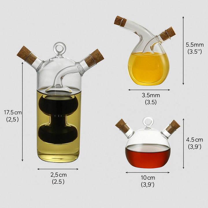 Frendorf | Olje- og eddikdispenser - DualPour